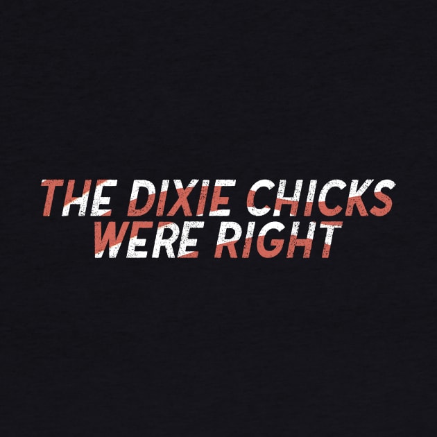 The Dixie Chicks Were Right by toadyco